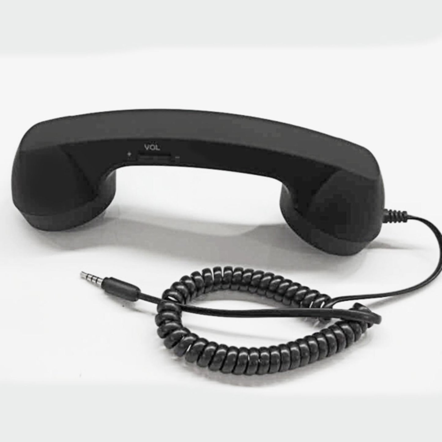 Retro Telephone Handset 3.5mm Classic Mini for iPhone iPad Mobile Phones Black