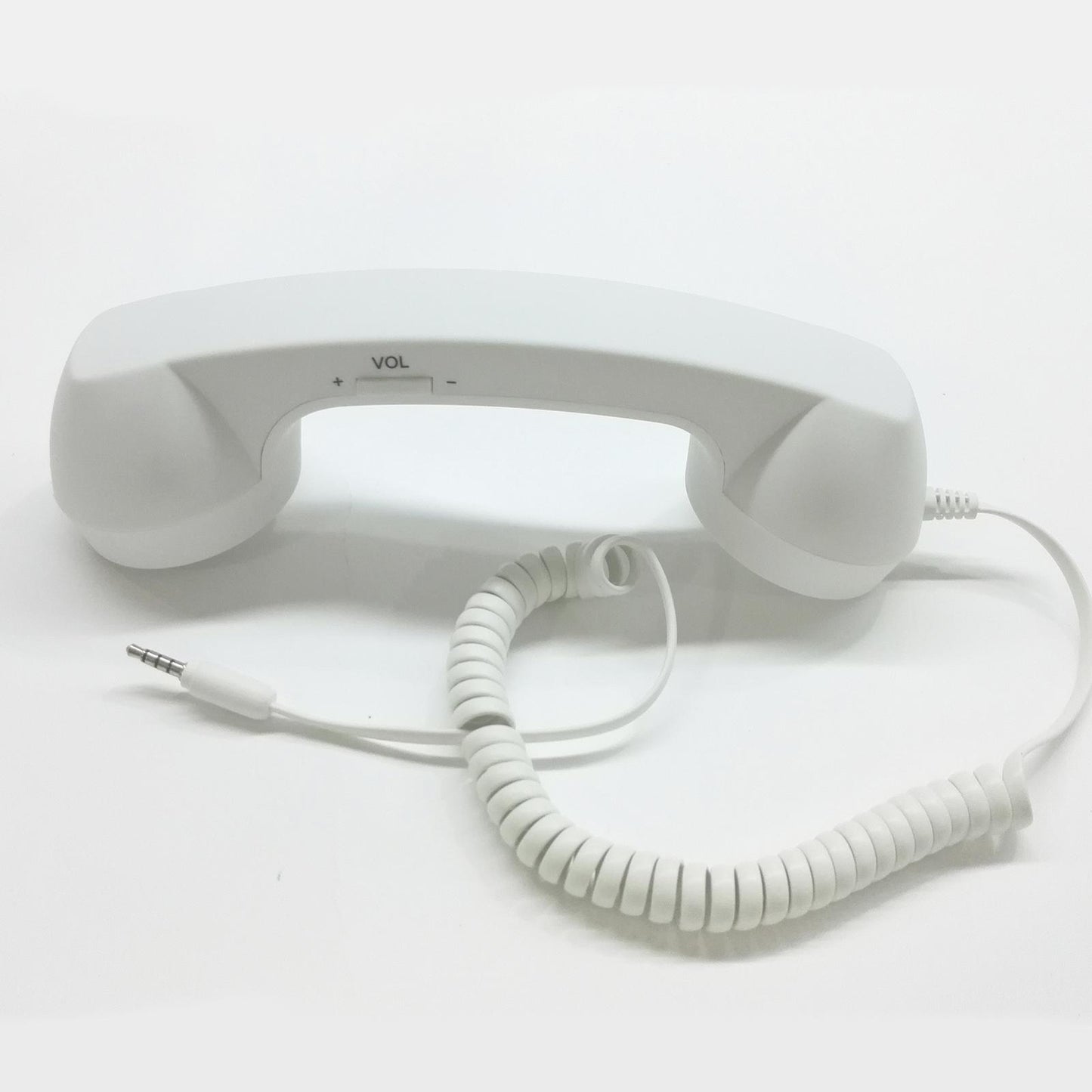 Retro Telephone Handset 3.5mm Classic Mini for iPhone iPad Mobile Phones White