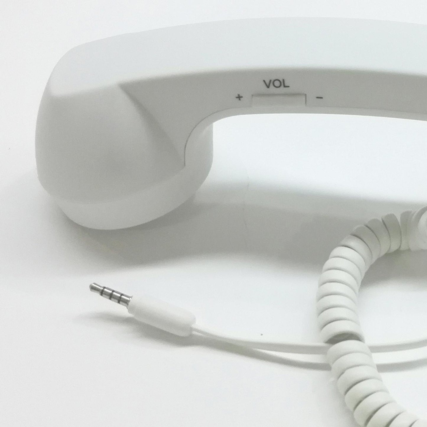 Retro Telephone Handset 3.5mm Classic Mini for iPhone iPad Mobile Phones White