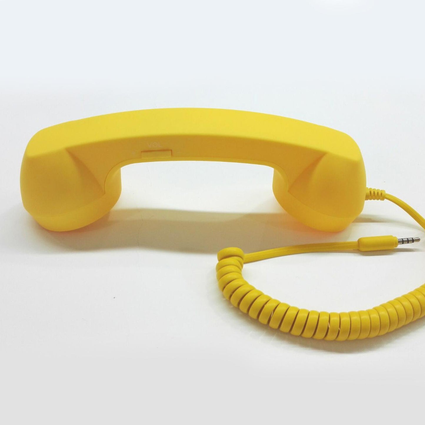 Retro Telephone Handset 3.5mm Classic Mini for iPhone iPad Mobile Phones Yellow