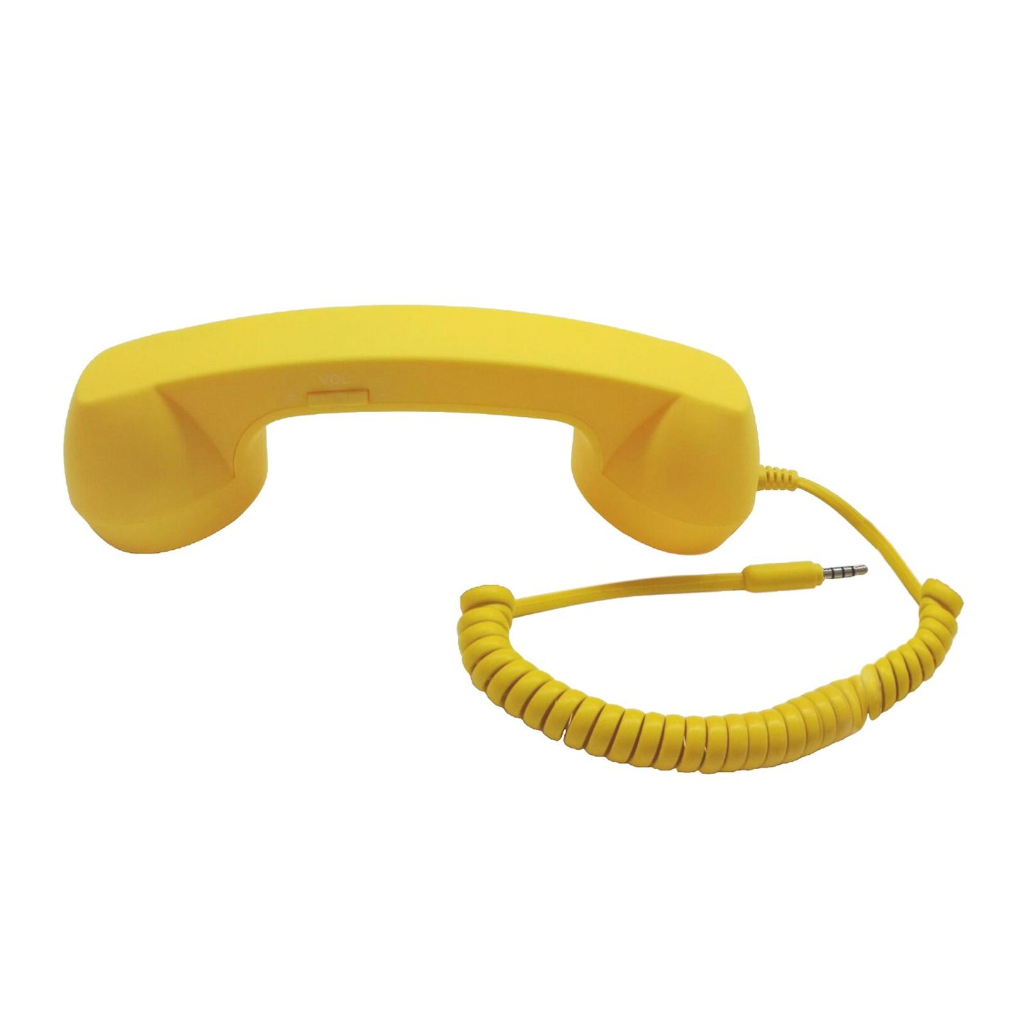 Retro Telephone Handset 3.5mm Classic Mini for iPhone iPad Mobile Phones Yellow