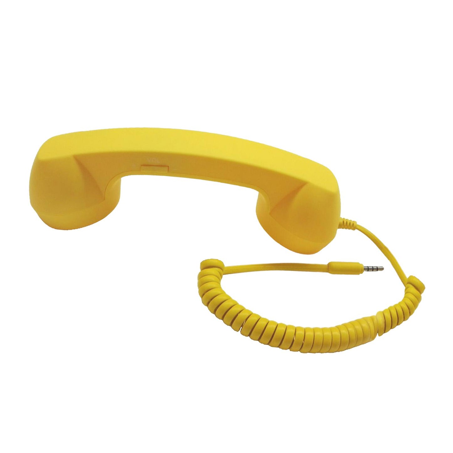 Retro Telephone Handset 3.5mm Classic Mini for iPhone iPad Mobile Phones Yellow