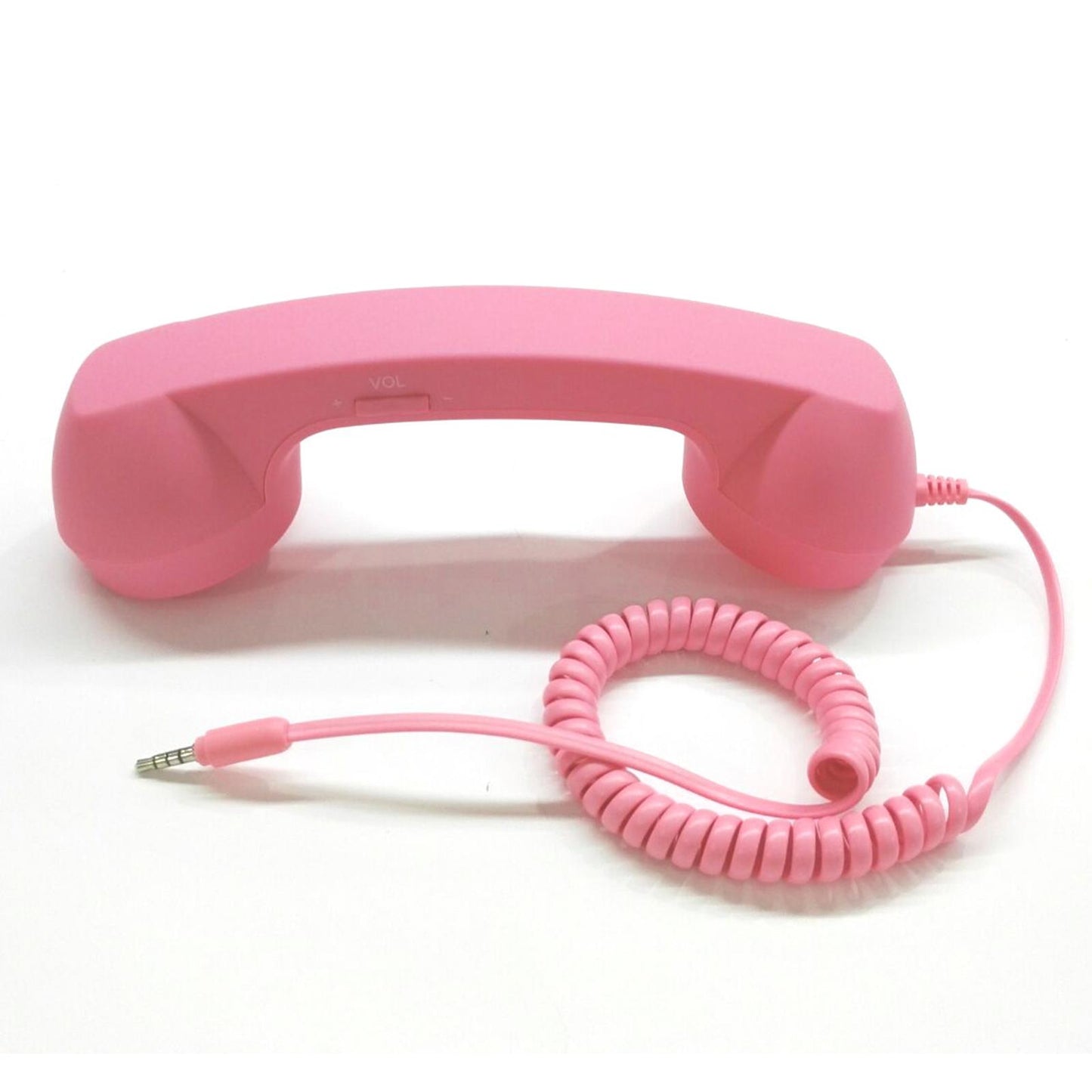 Retro Telephone Handset 3.5mm Classic Mini for iPhone iPad Mobile Phones Pink