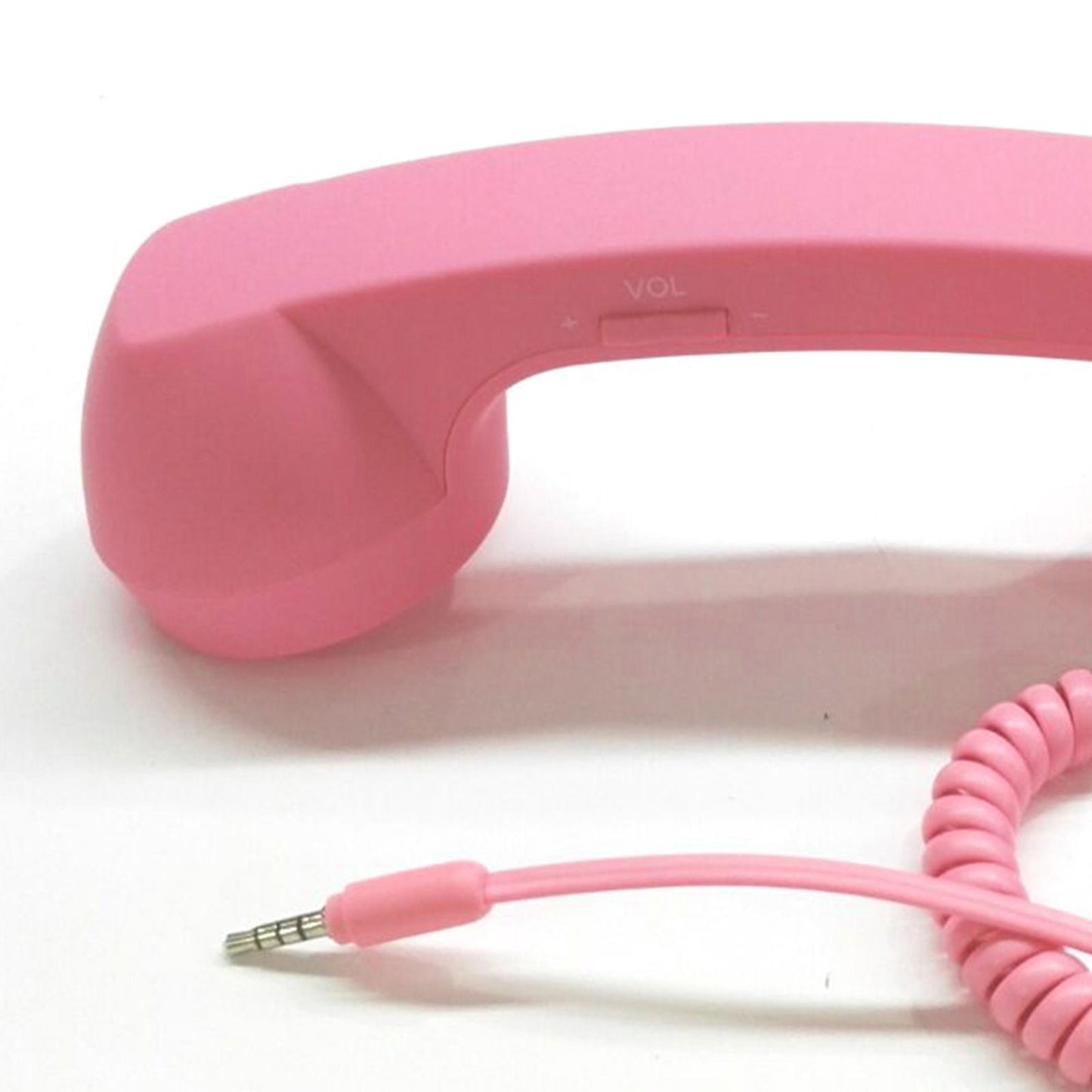 Retro Telephone Handset 3.5mm Classic Mini for iPhone iPad Mobile Phones Pink