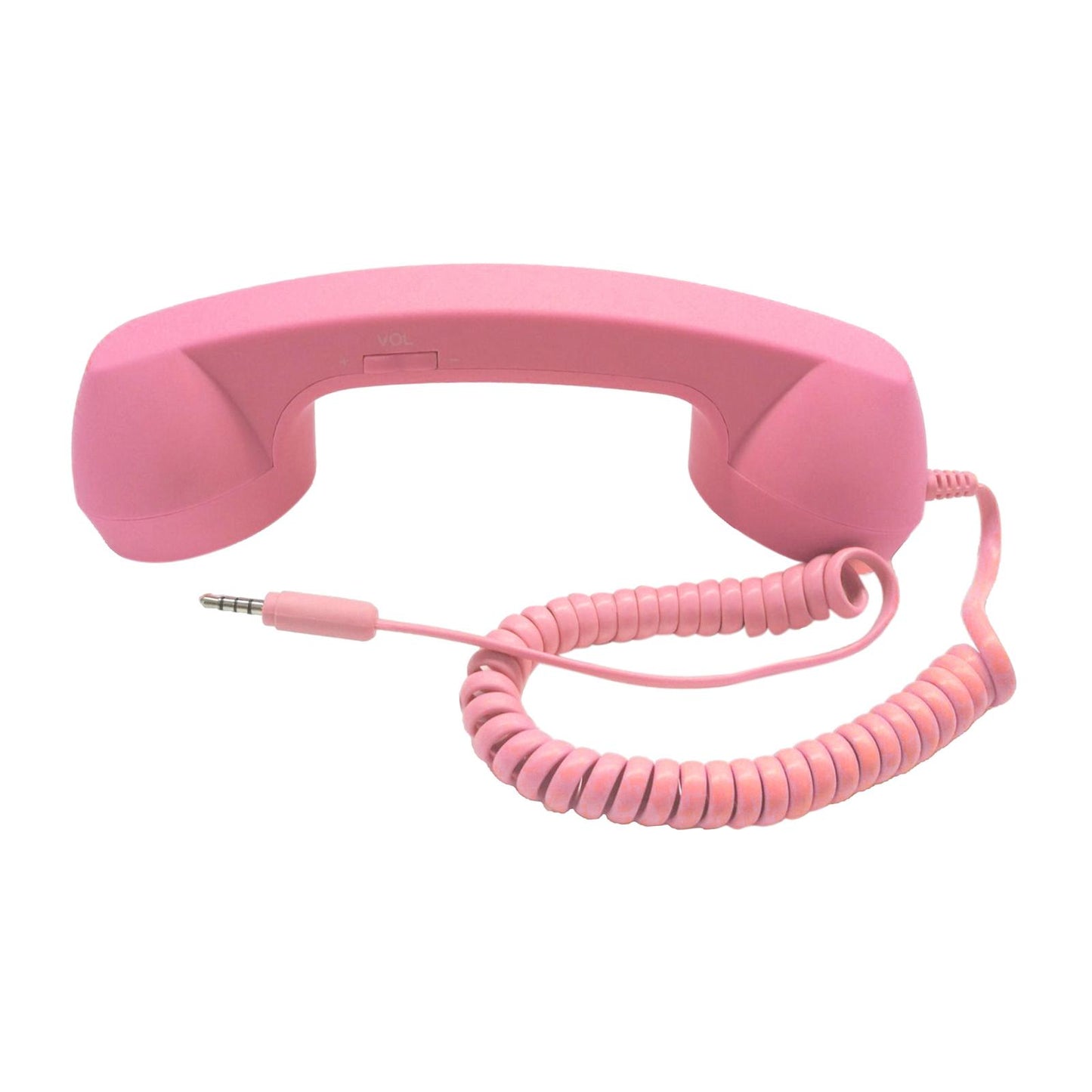 Retro Telephone Handset 3.5mm Classic Mini for iPhone iPad Mobile Phones Pink
