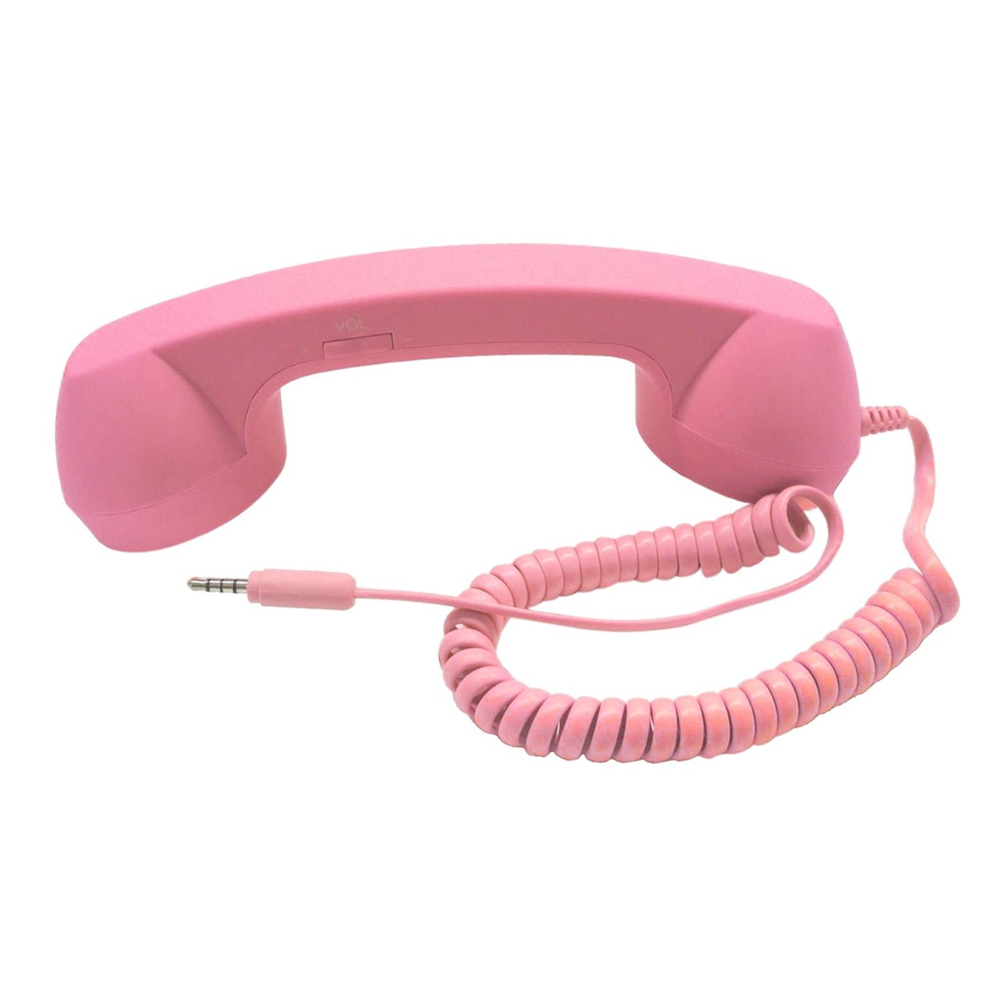Retro Telephone Handset 3.5mm Classic Mini for iPhone iPad Mobile Phones Pink