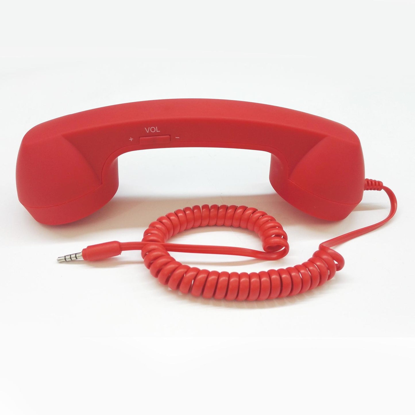Retro Telephone Handset 3.5mm Classic Mini for iPhone iPad Mobile Phones Red