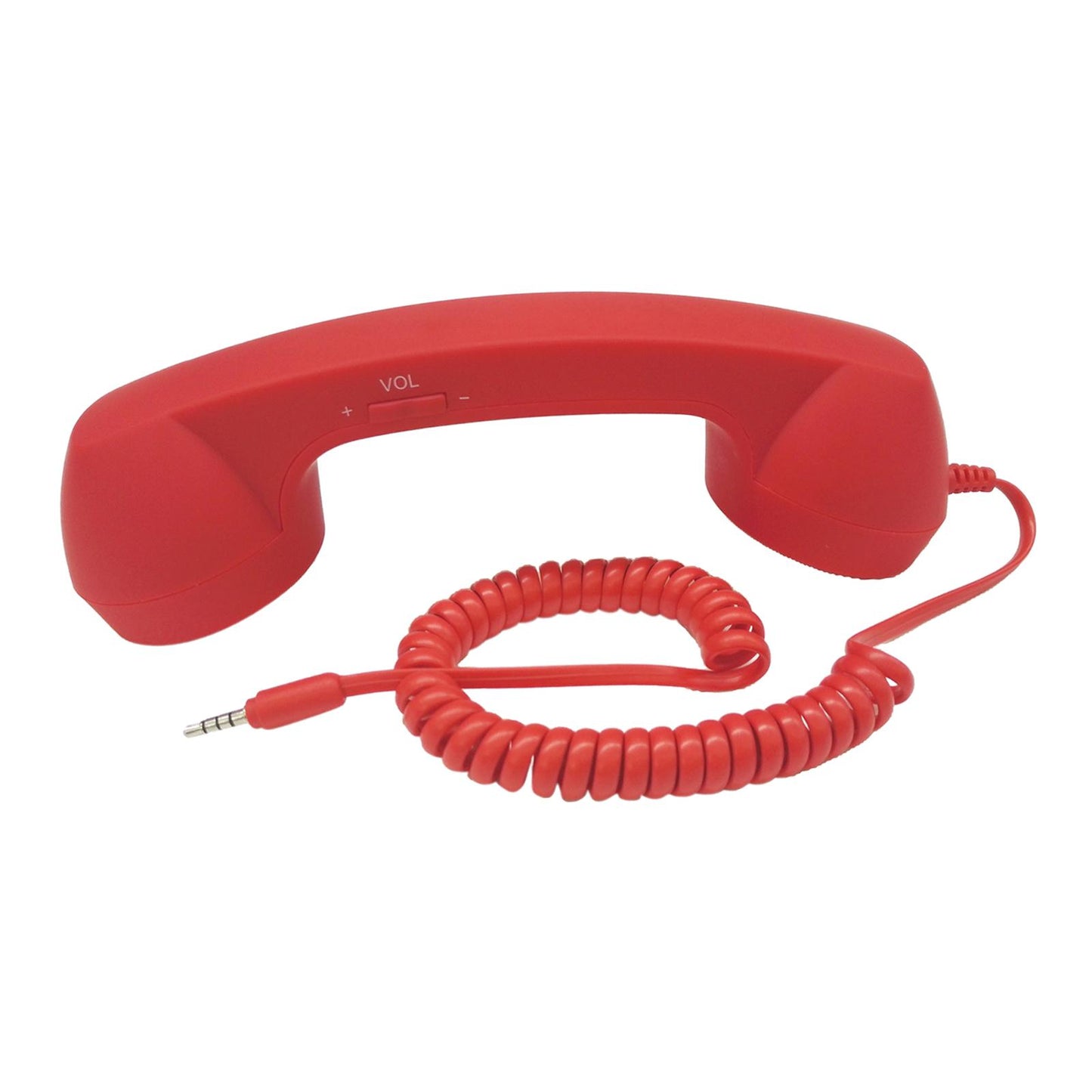 Retro Telephone Handset 3.5mm Classic Mini for iPhone iPad Mobile Phones Red