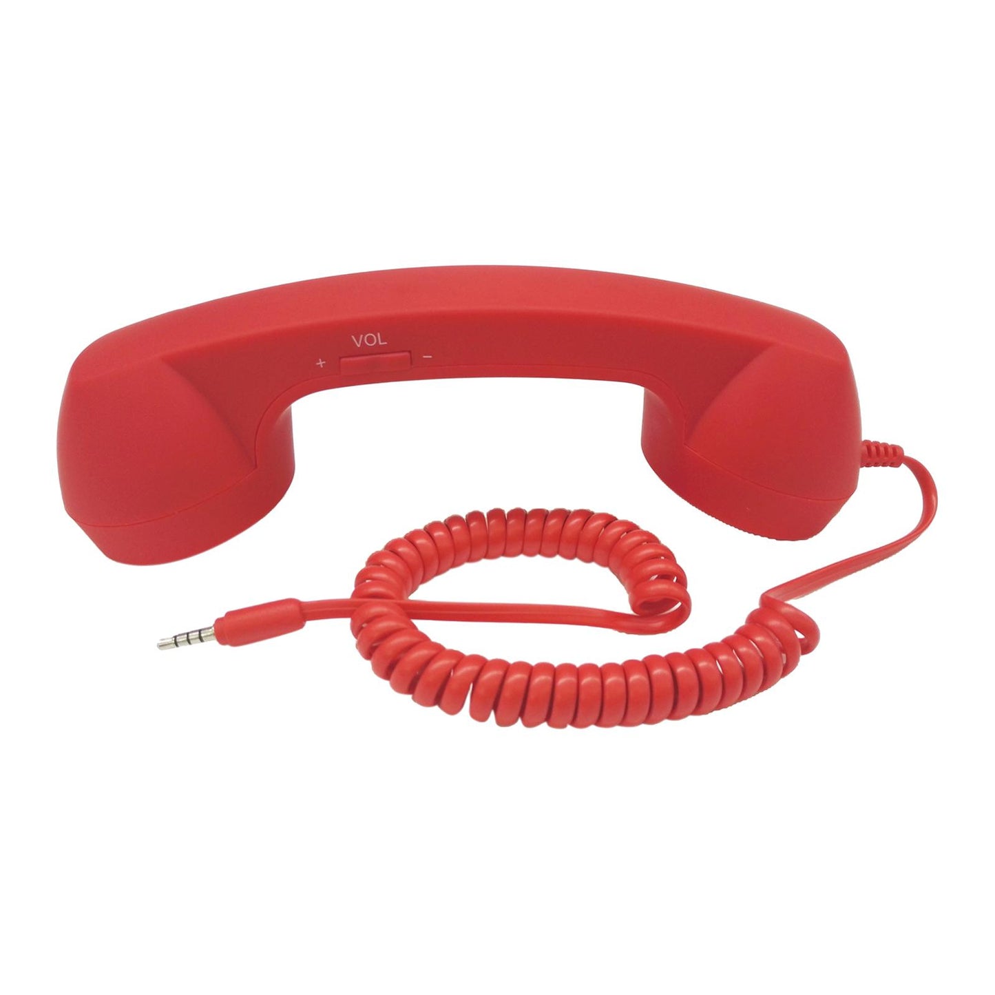 Retro Telephone Handset 3.5mm Classic Mini for iPhone iPad Mobile Phones Red