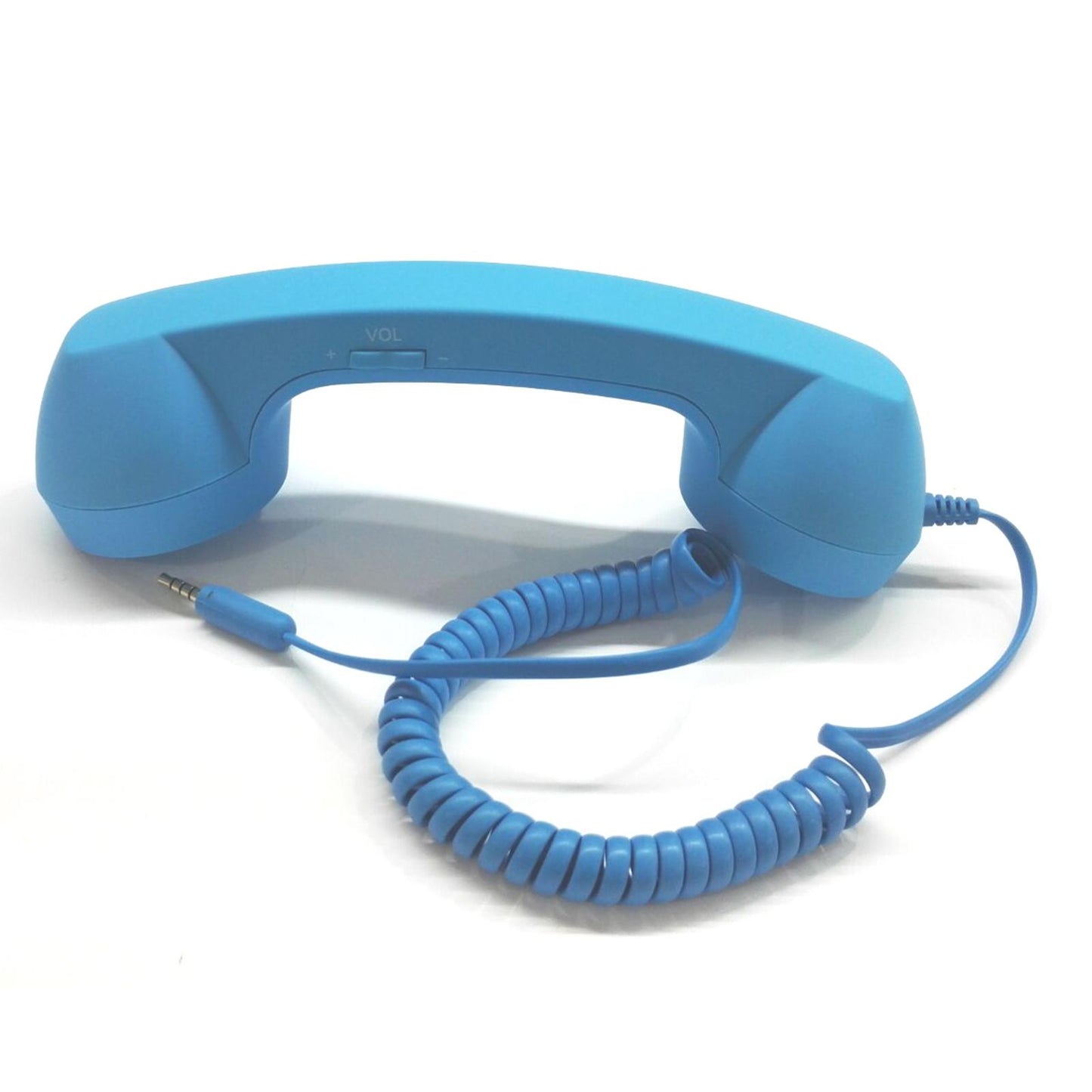 Retro Telephone Handset 3.5mm Classic Mini for iPhone iPad Mobile Phones Light Blue