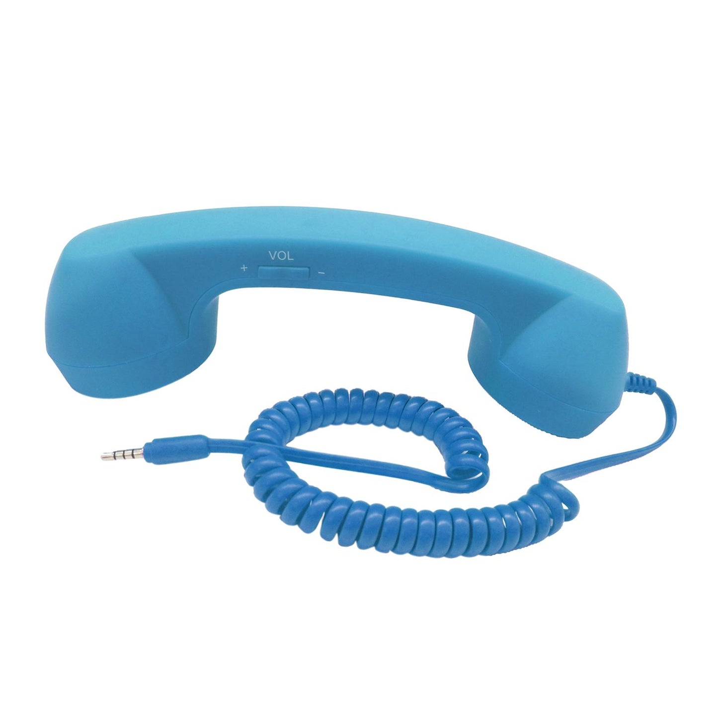 Retro Telephone Handset 3.5mm Classic Mini for iPhone iPad Mobile Phones Light Blue