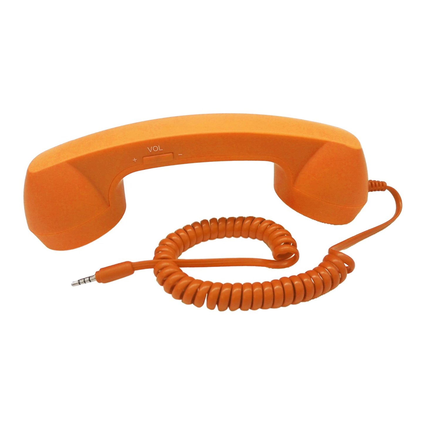 Retro Telephone Handset 3.5mm Classic Mini for iPhone iPad Mobile Phones Orange