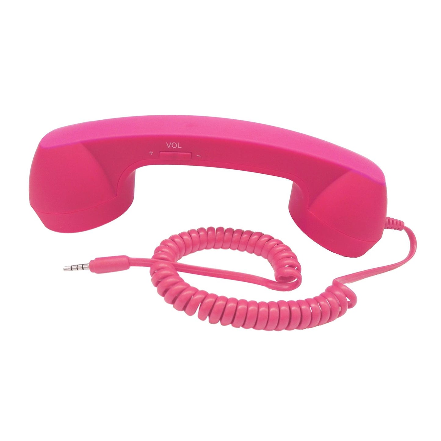 Retro Telephone Handset 3.5mm Classic Mini for iPhone iPad Mobile Phones Rose Red