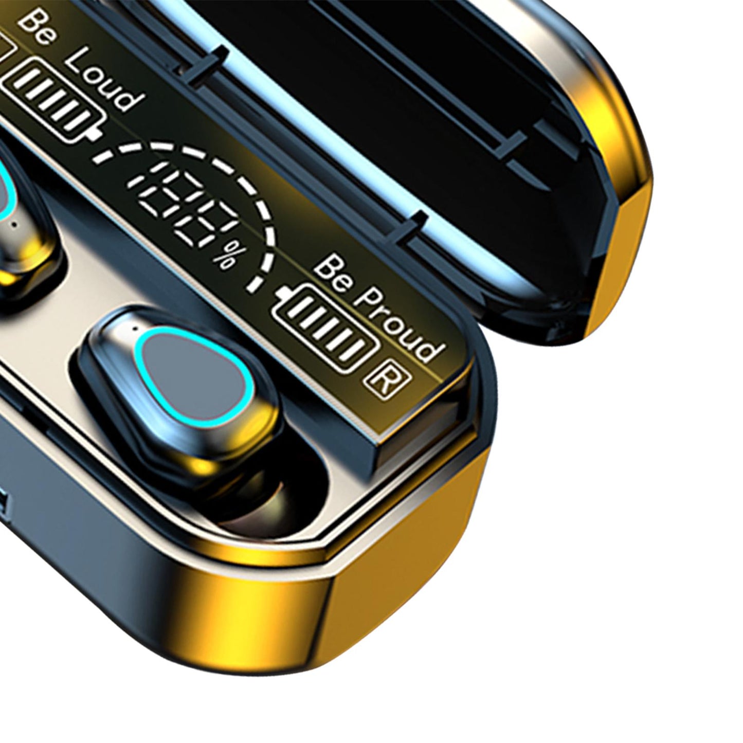 In-Ear Earbuds with Charging Case Bluetooth 5.2 Sports Earphones for Gaming