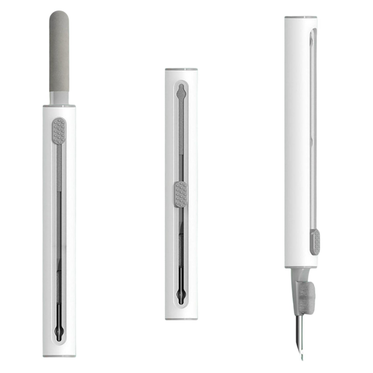 Multifunction Bluetooth Earphone Cleaning Pen for Earphone Case white