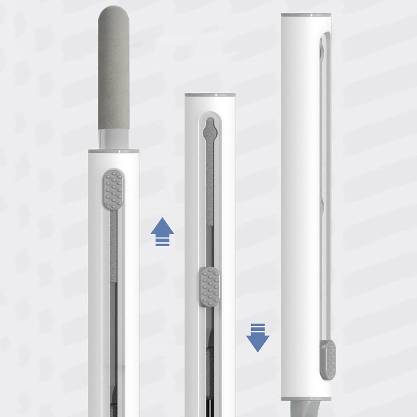 Multifunction Bluetooth Earphone Cleaning Pen for Earphone Case white