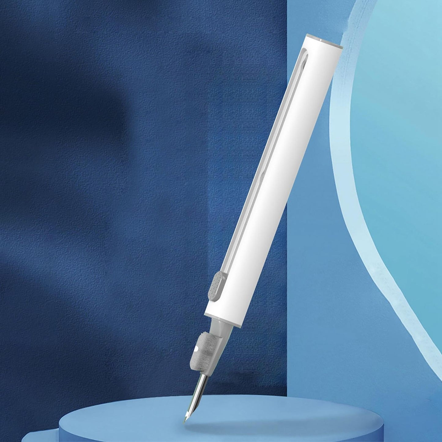 Multifunction Bluetooth Earphone Cleaning Pen for Earphone Case white