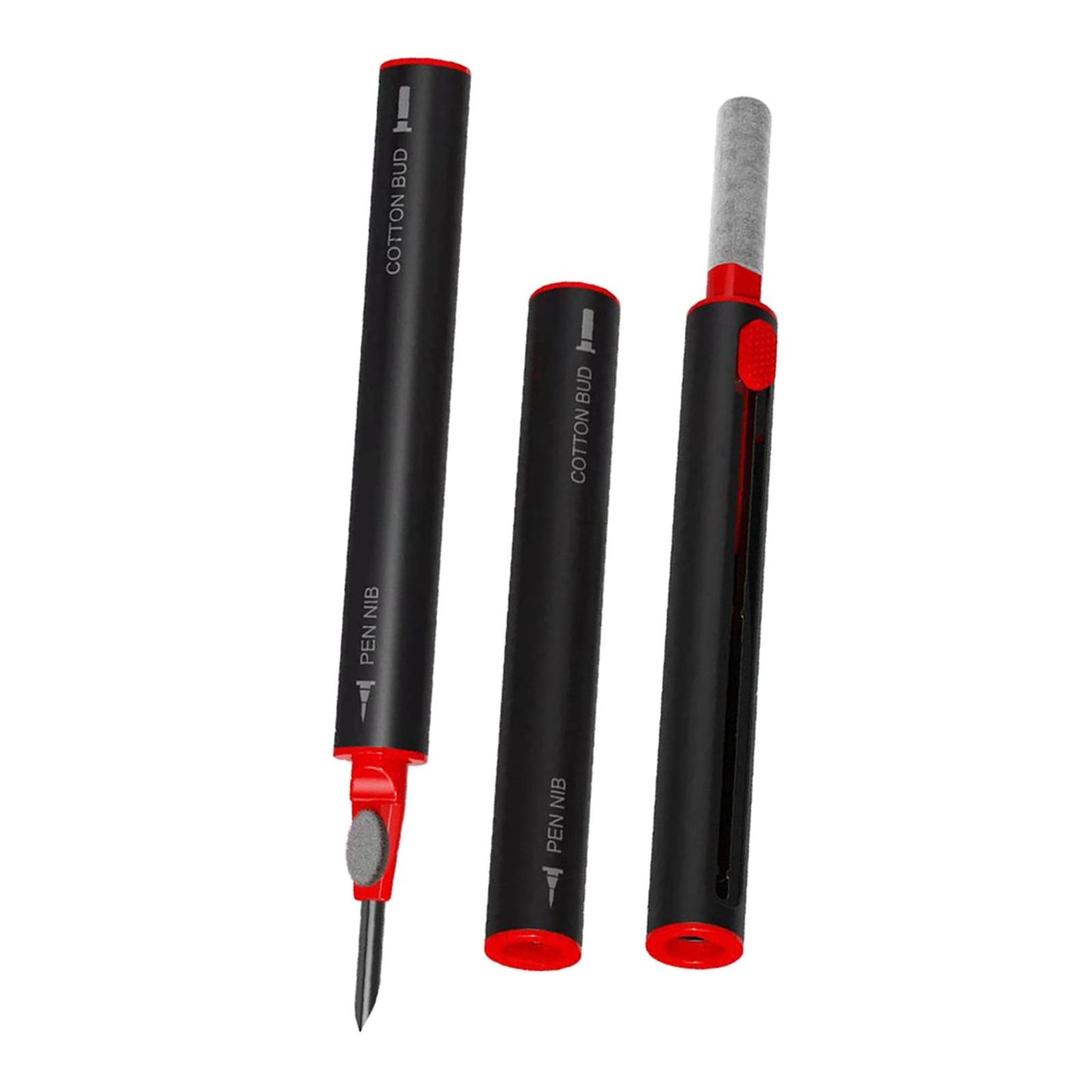 Multifunction Bluetooth Earphone Cleaning Pen for Earphone Case black