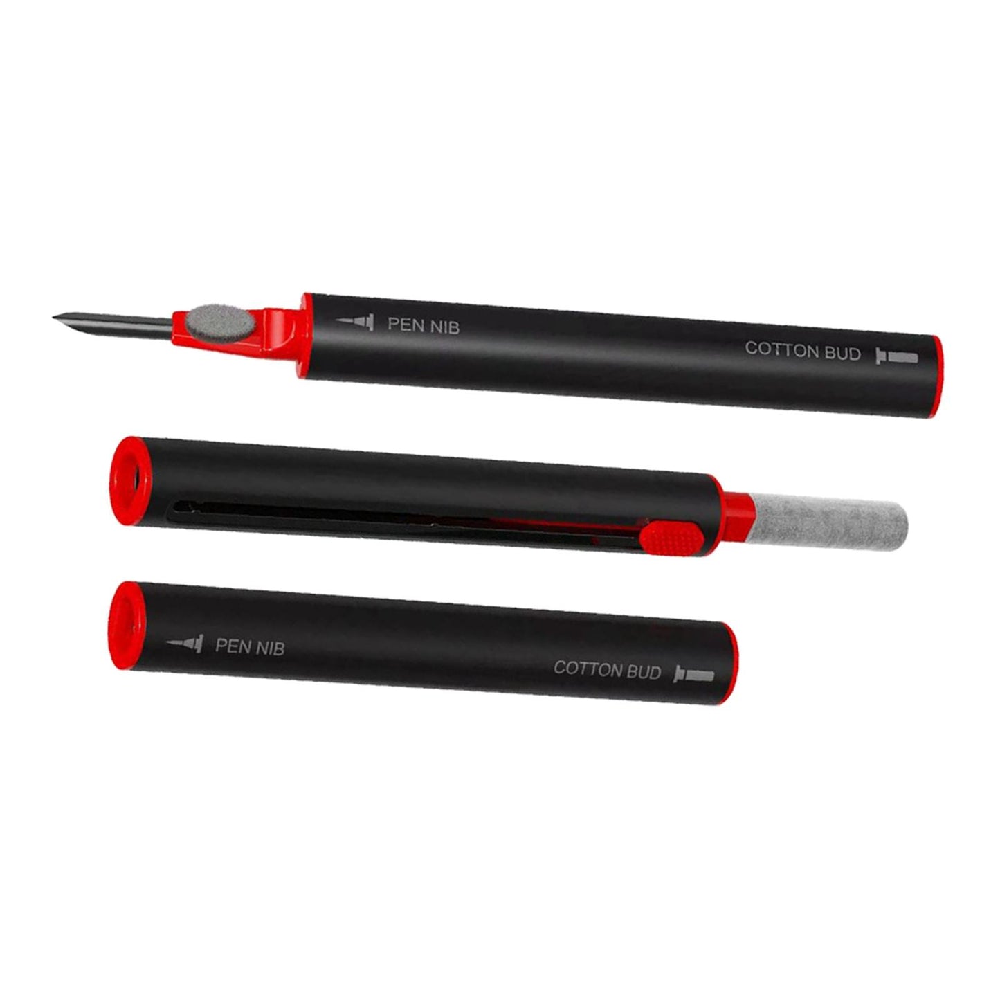 Multifunction Bluetooth Earphone Cleaning Pen for Earphone Case black