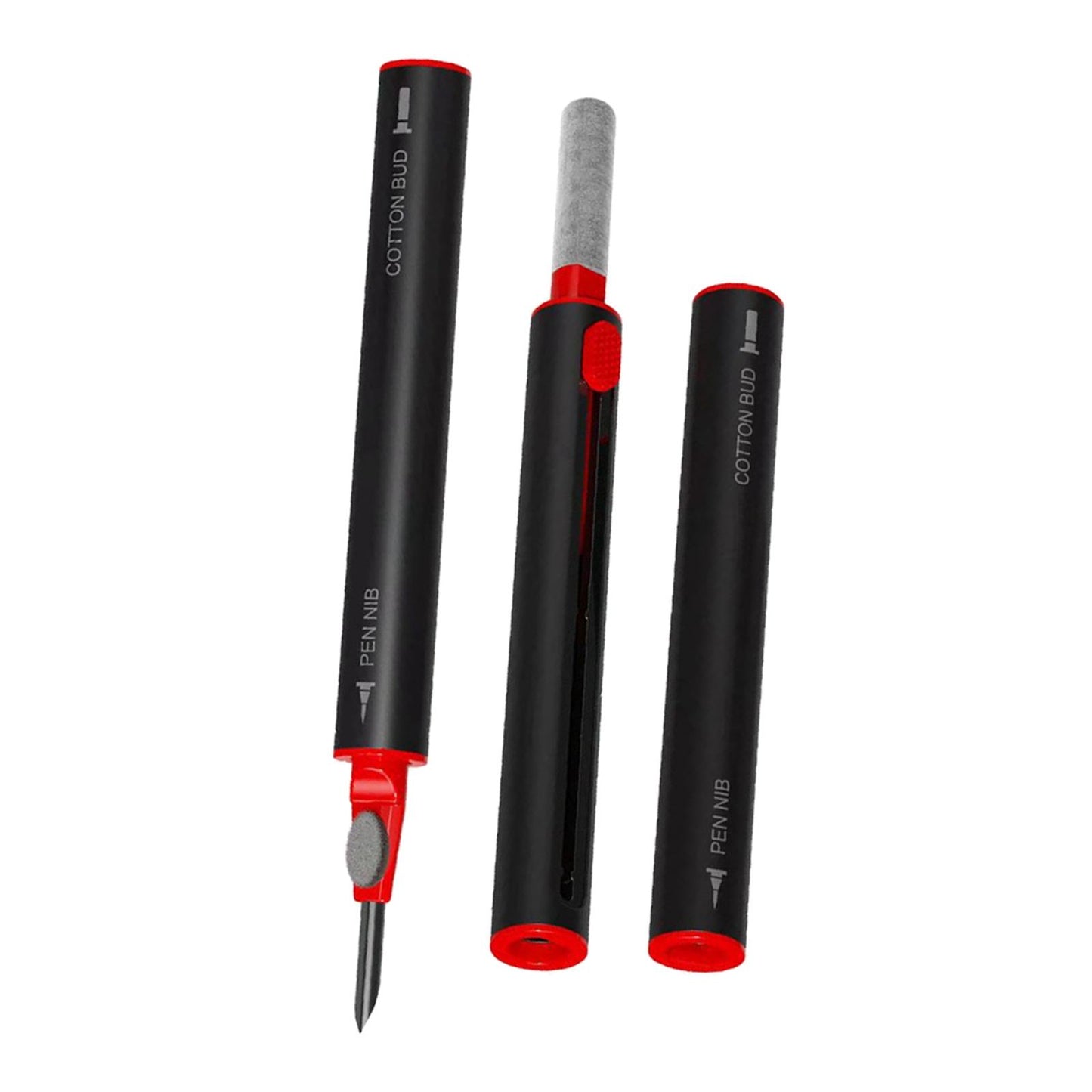 Multifunction Bluetooth Earphone Cleaning Pen for Earphone Case black