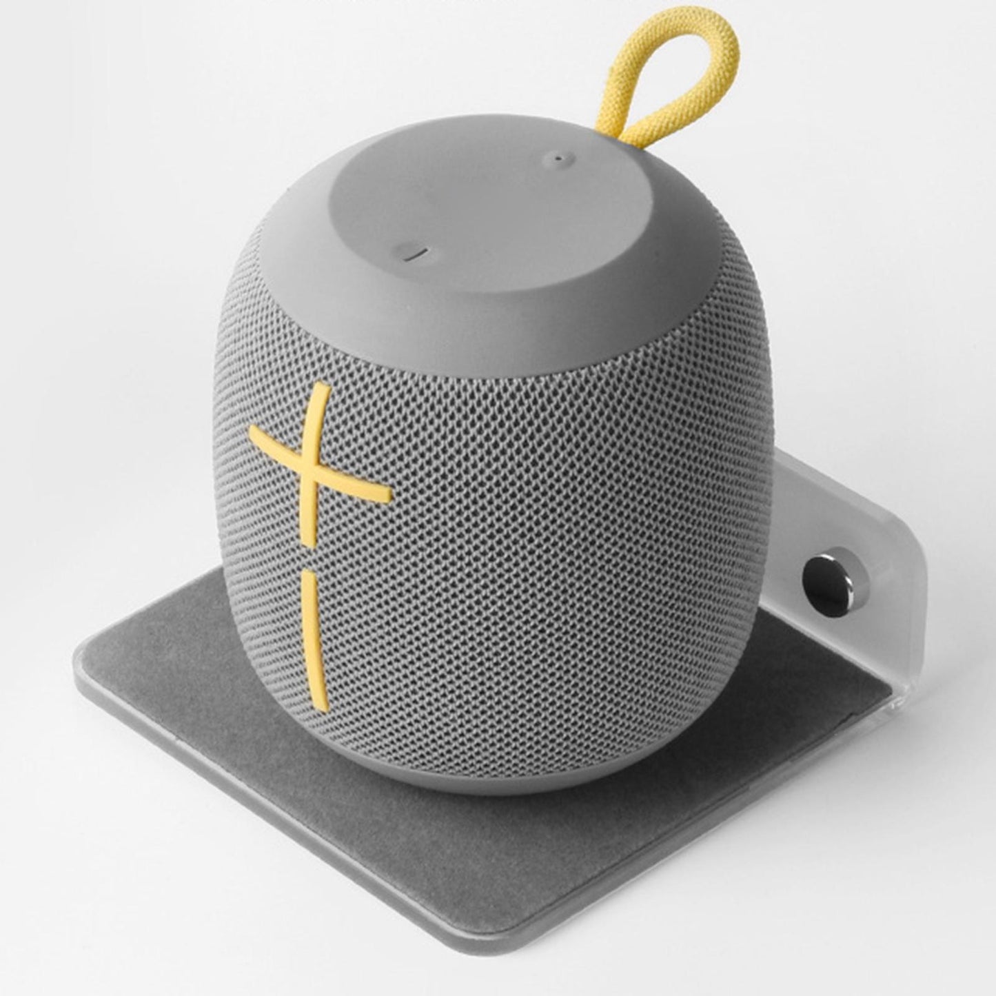 Bluetooth Speaker Stand Holder Accessories Shelf Universal for Sound Bars White