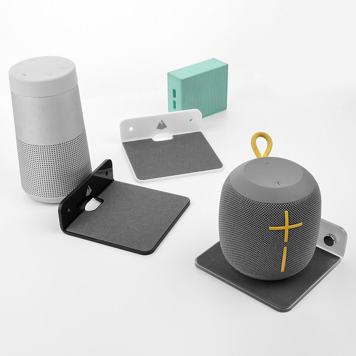 Bluetooth Speaker Stand Holder Accessories Shelf Universal for Sound Bars Clear