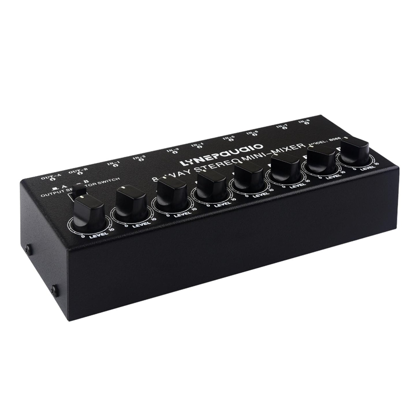 8 in 2 Out AV Switch RCA Switcher 8-Way Impedance Speaker for Home Theater