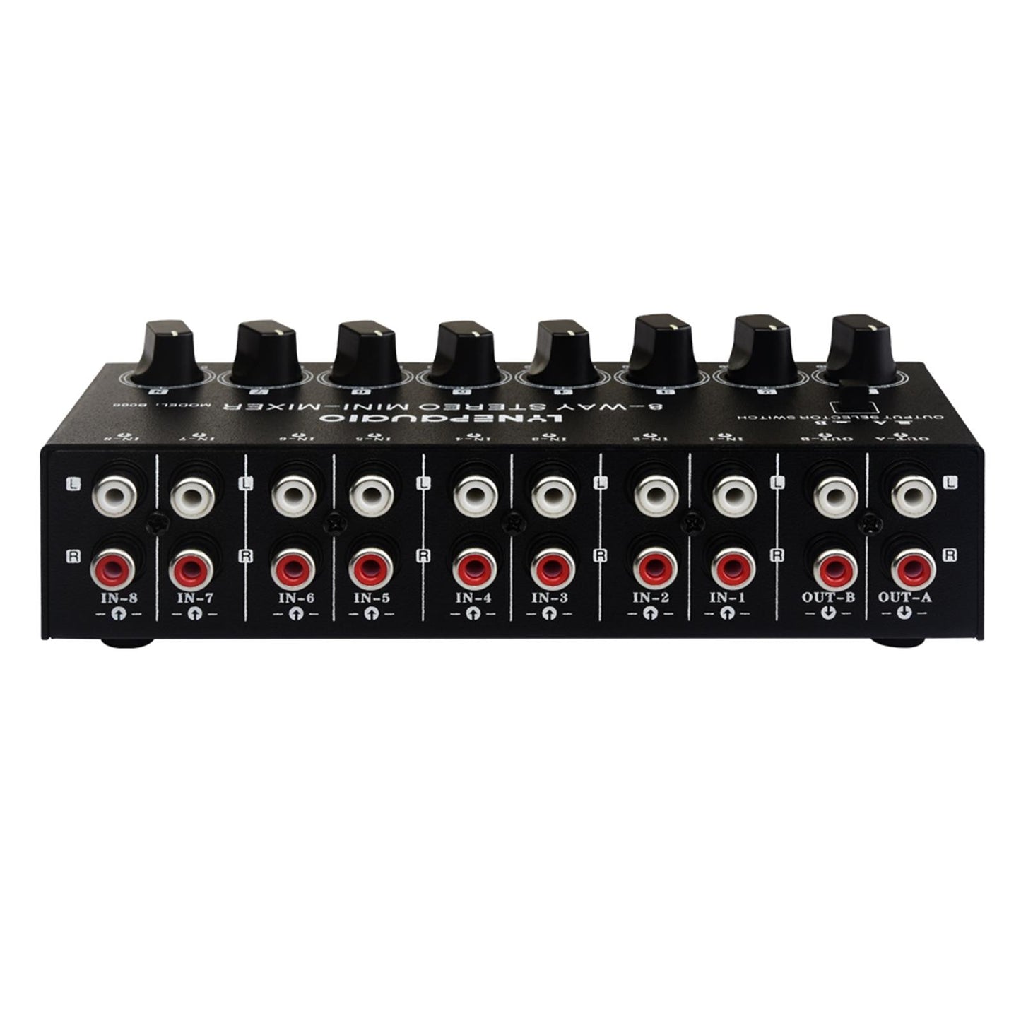 8 in 2 Out AV Switch RCA Switcher 8-Way Impedance Speaker for Home Theater