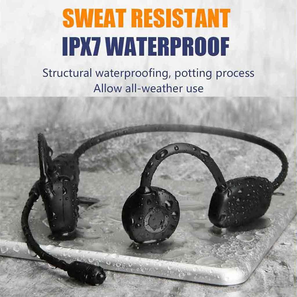 Bone Conduction Wireless for Running Driving Bicycling Trucker Waterproof