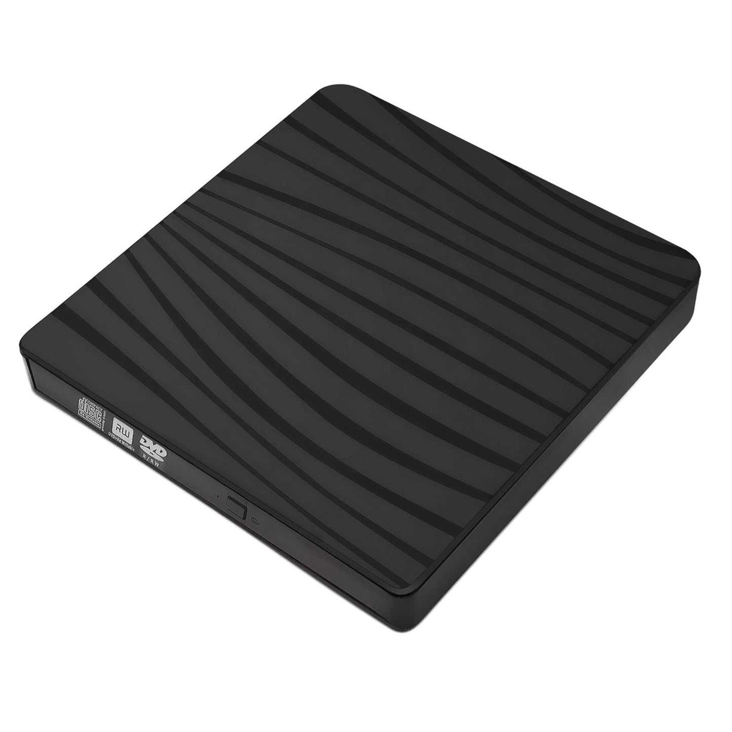 External CD DVD Drive USB 3.0 and Type-C Slim for Desktop Laptop Notebook