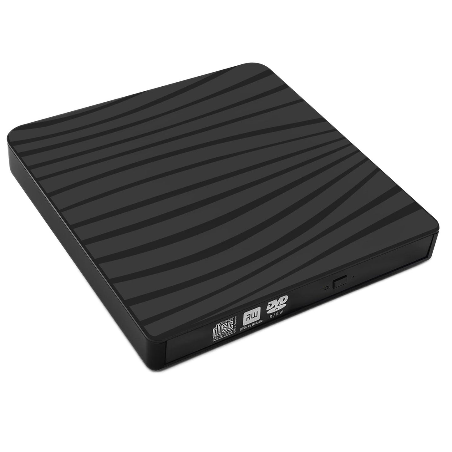 External CD DVD Drive USB 3.0 and Type-C Slim for Desktop Laptop Notebook