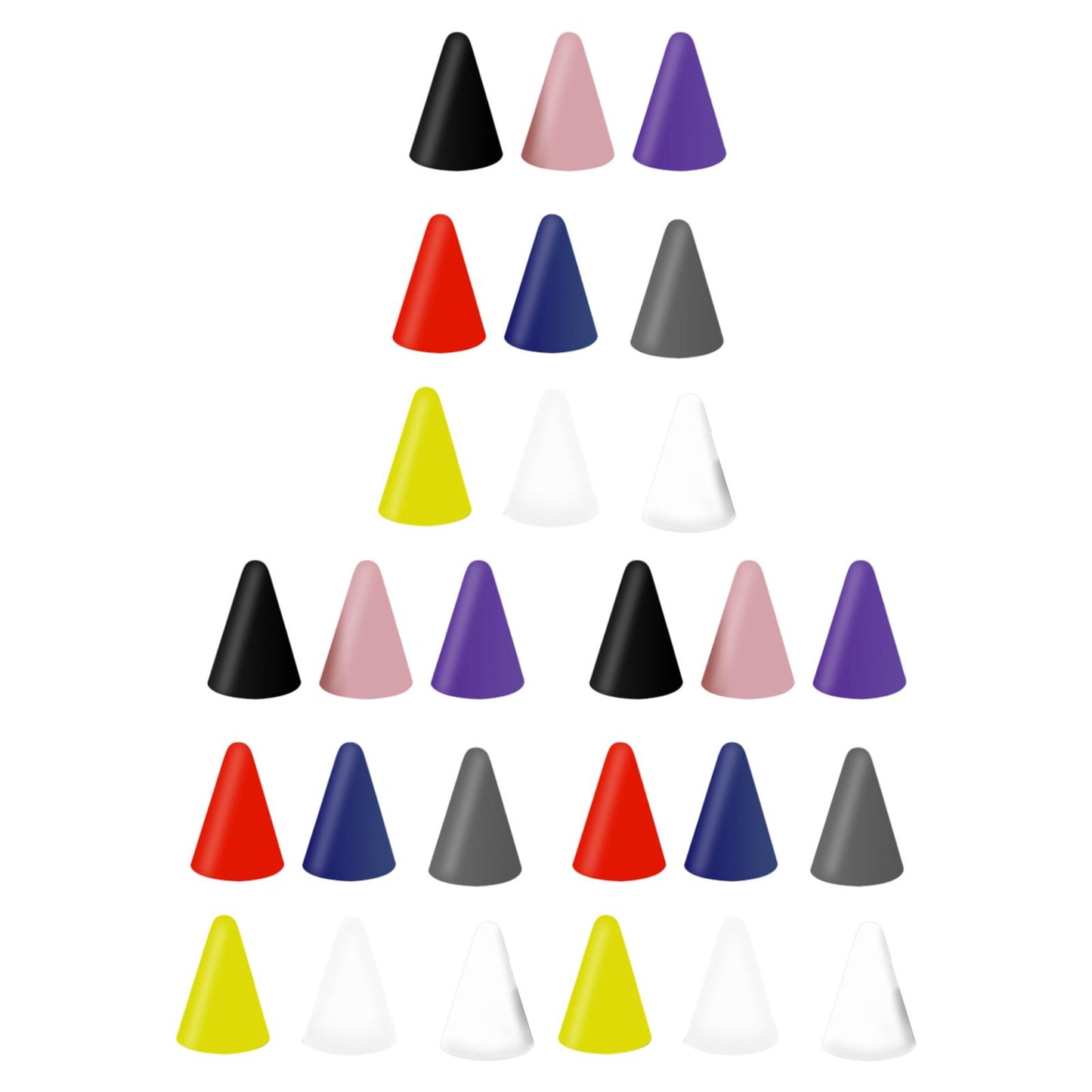 27x Replacement Silicone Tips Nib Cover for Pencil 1ST 2ND Generation