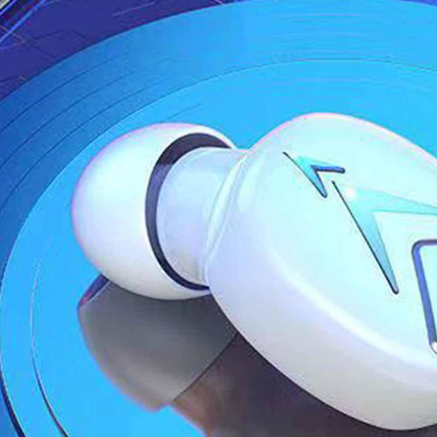 S600 Mini Single Wireless Earbuds Noise Reduction Earphones White