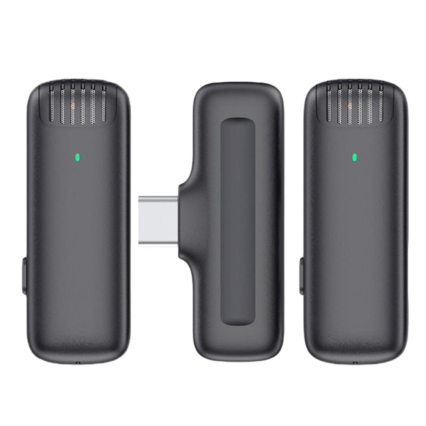 Wireless Lavalier Microphone Type C for Android USB C Phone Clip-On for Vlog No Charging Case
