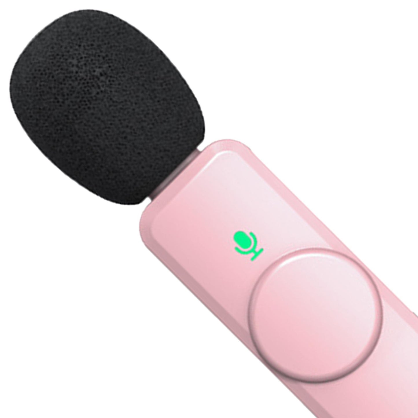 Wireless 2.4G Lavalier Microphone Type-C for Interview Vloggers Pink