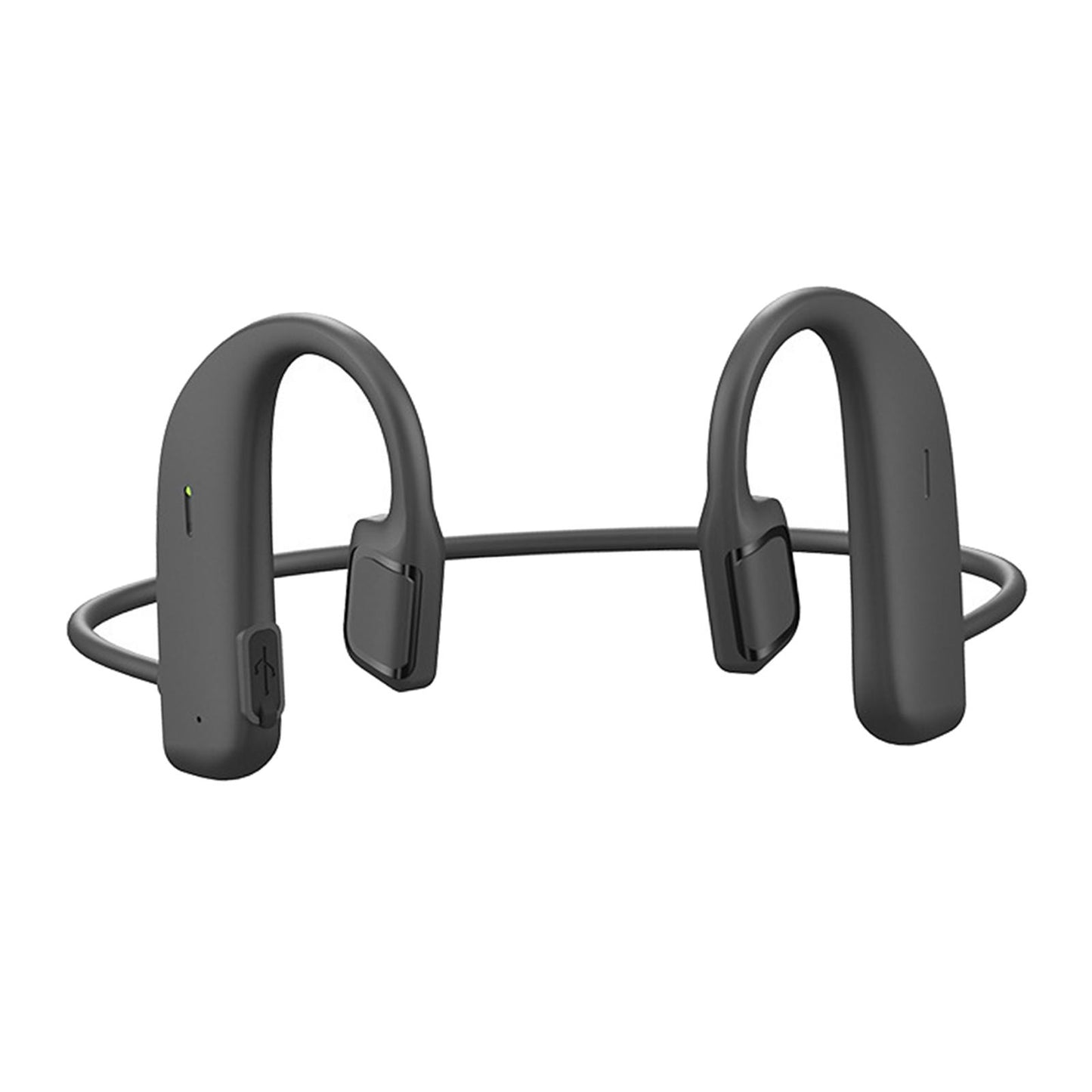 Bone Conduction Headphones Open Ear Wireless Earphones Bendable Black