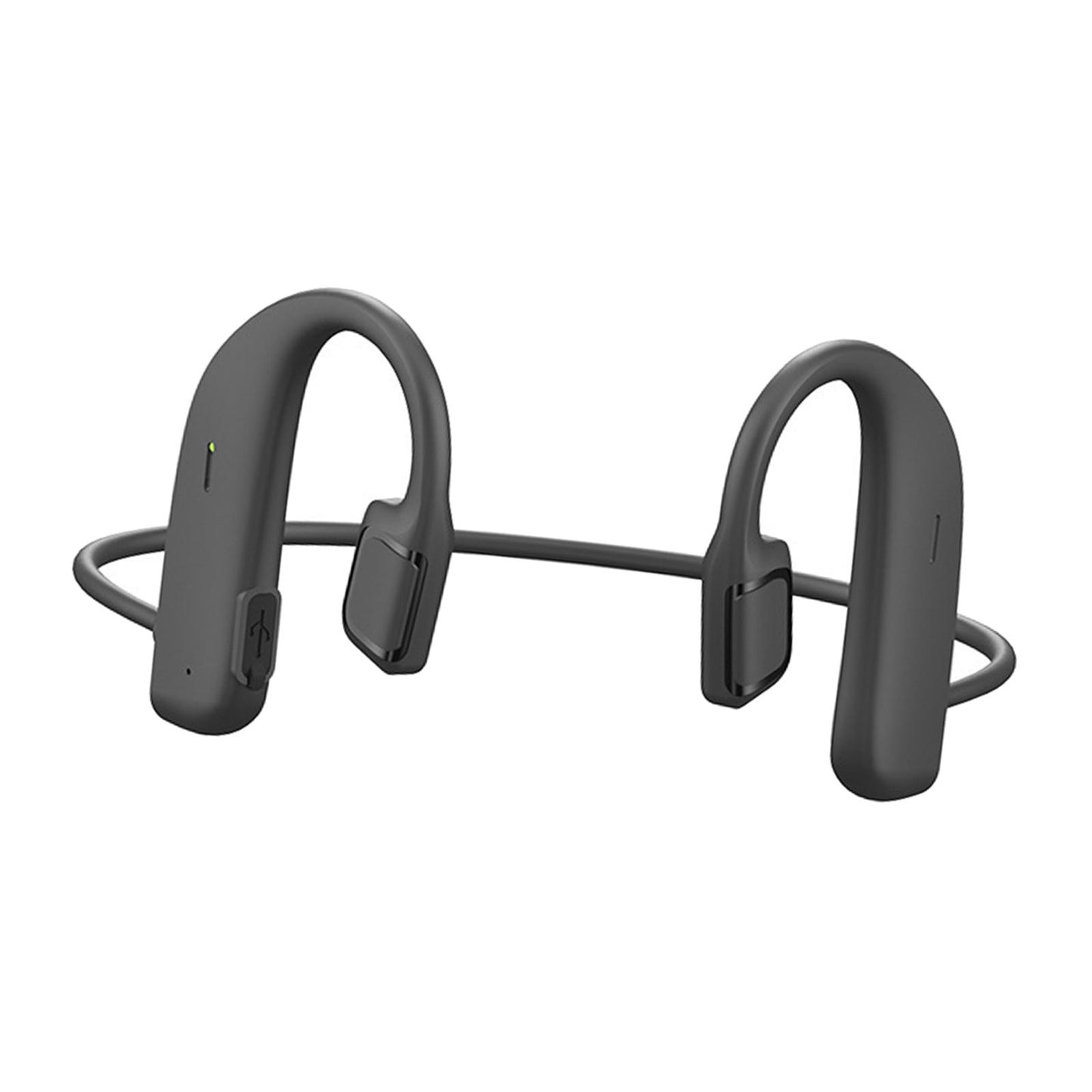 Bone Conduction Headphones Open Ear Wireless Earphones Bendable Black