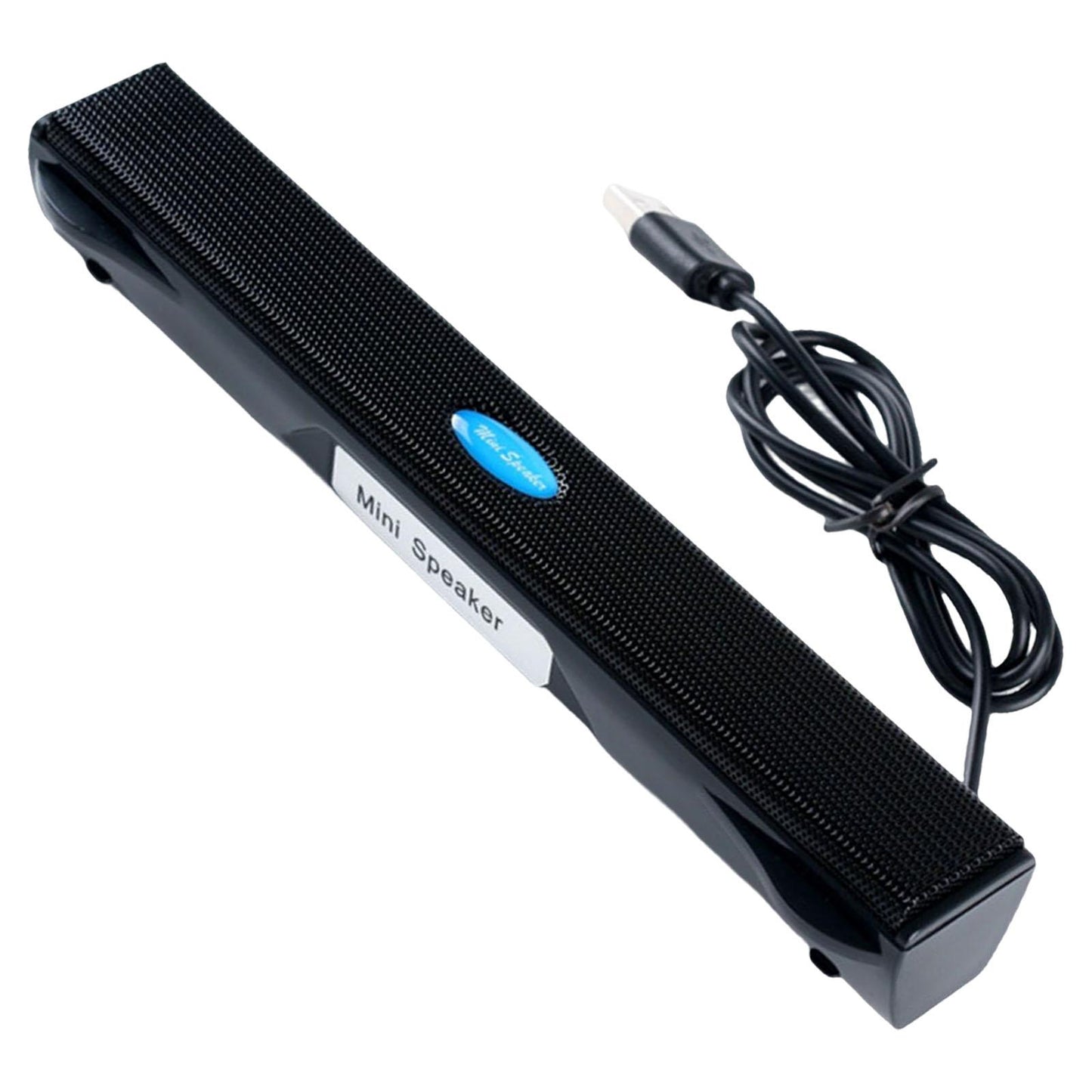 USB Powered Computer Speaker Sound Bar for PC Laptop Speaker Bar Black