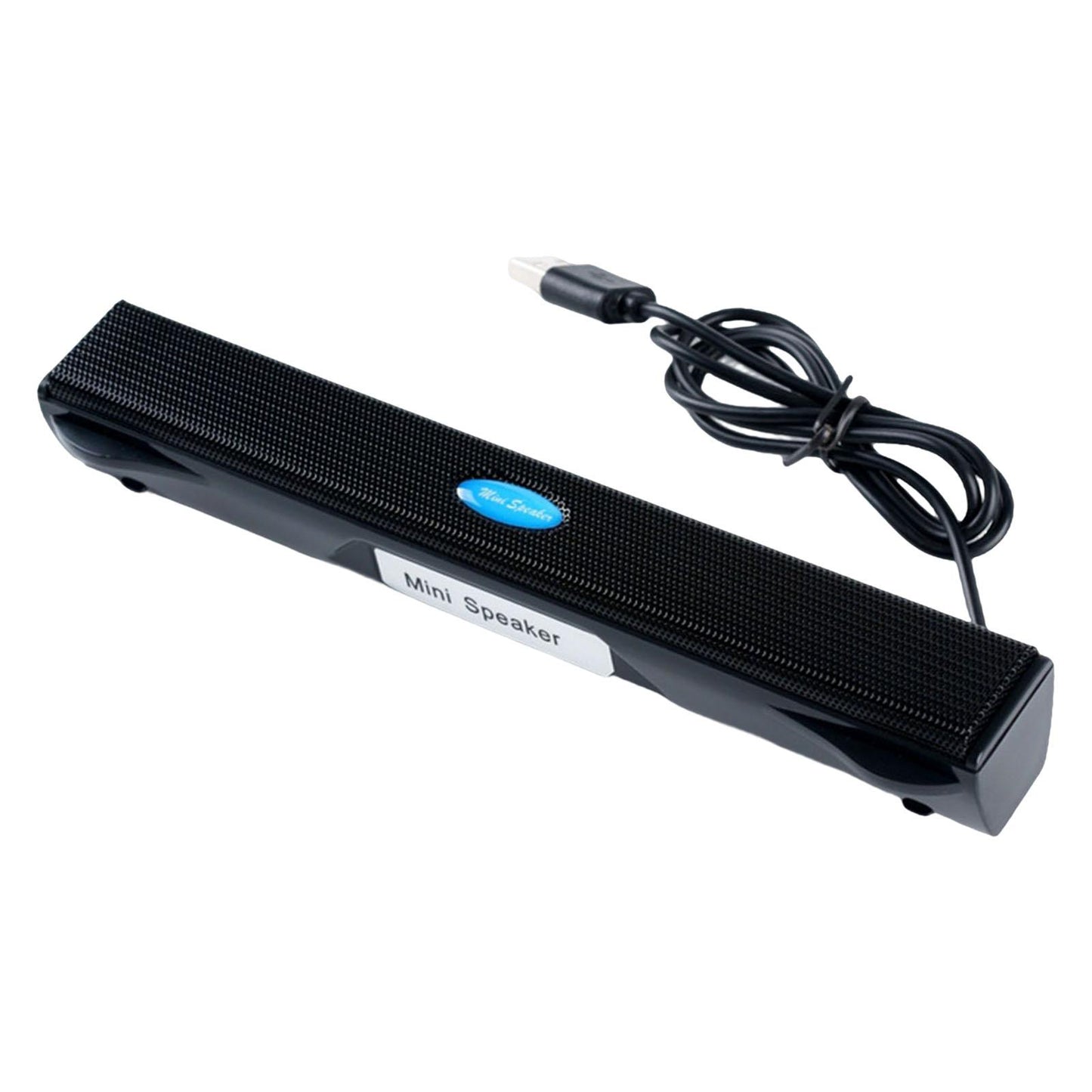 USB Powered Computer Speaker Sound Bar for PC Laptop Speaker Bar Black