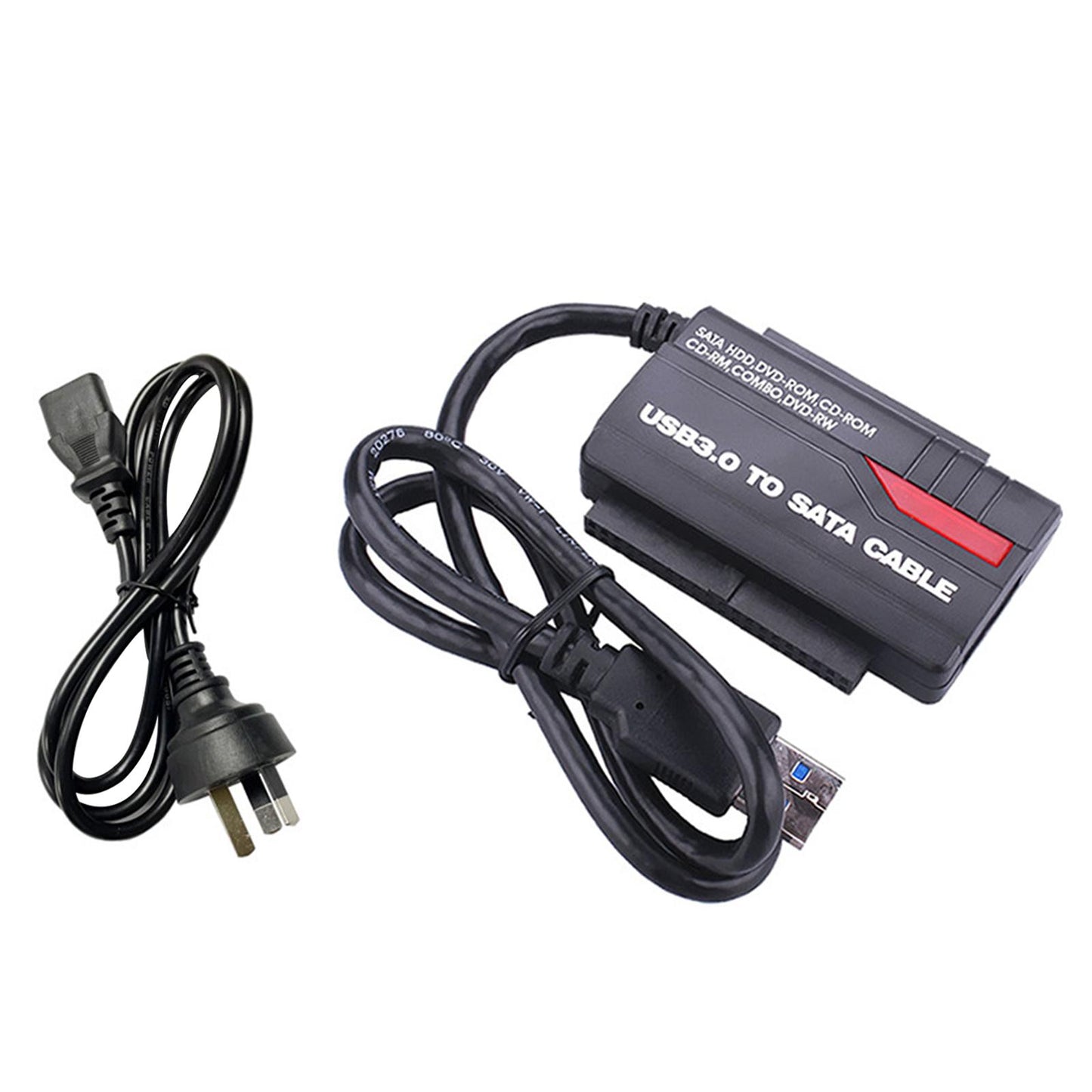 SATA to USB 3.0 Adapter DC Power Interface IDE Interface for Hard Drive