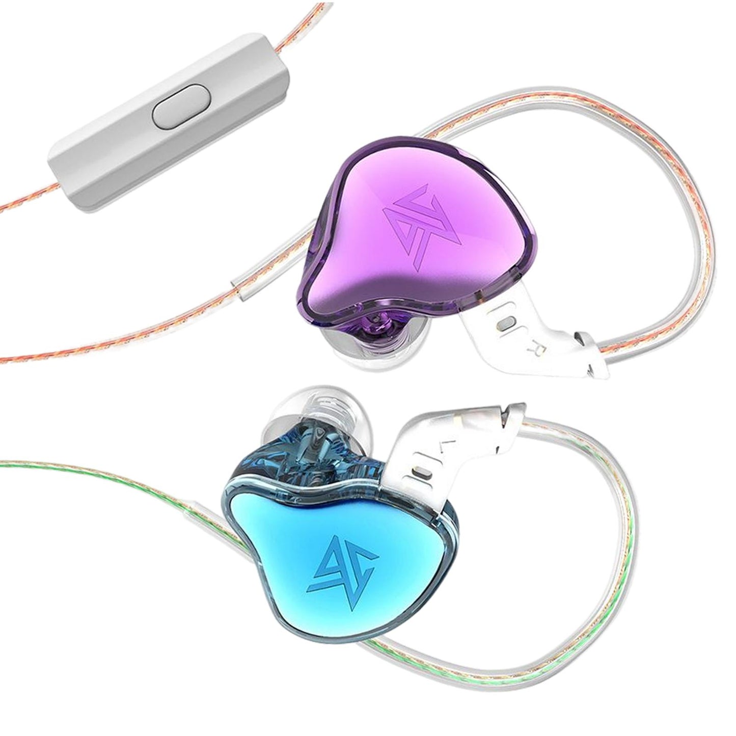 3.5mm Wired Earphones Noise Cancelling 10mm Moving Unit Colorful with Mic