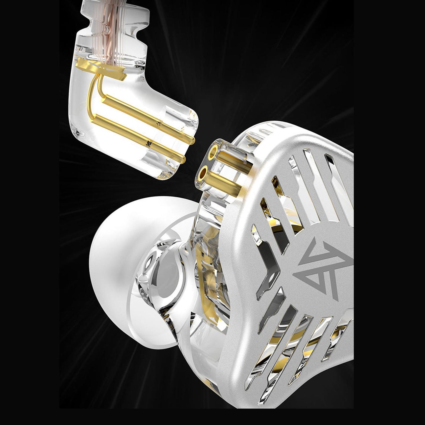 in Ear Earphones Dynamic Driver Bass Monitor for Music Enthusiast Singer Clear Standard