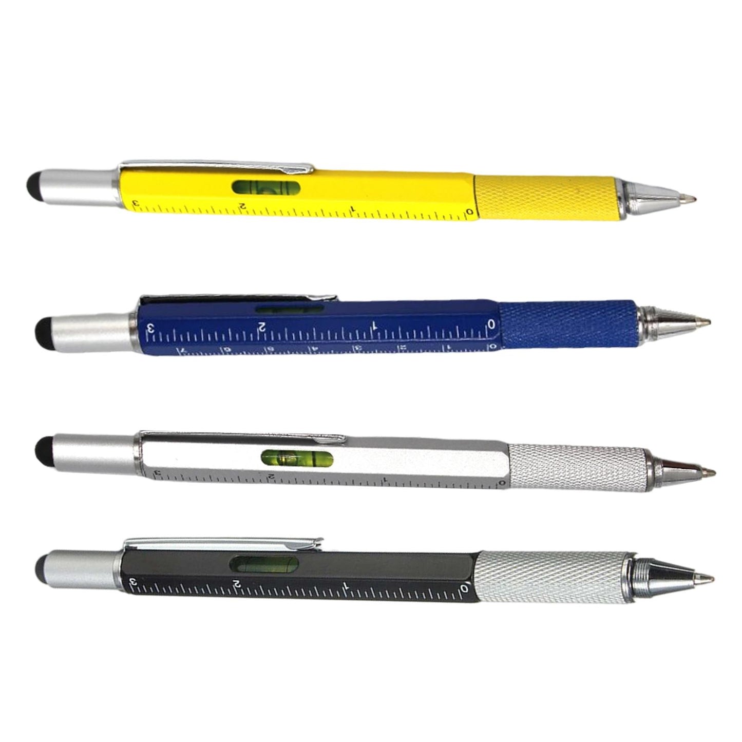 6 in 1 Touch Screen Pen Stylus Screwdriver for Tablets Cell Phones Black