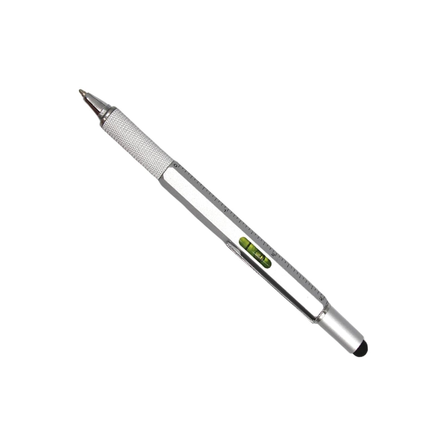 6 in 1 Touch Screen Pen Stylus Screwdriver for Tablets Cell Phones Silver
