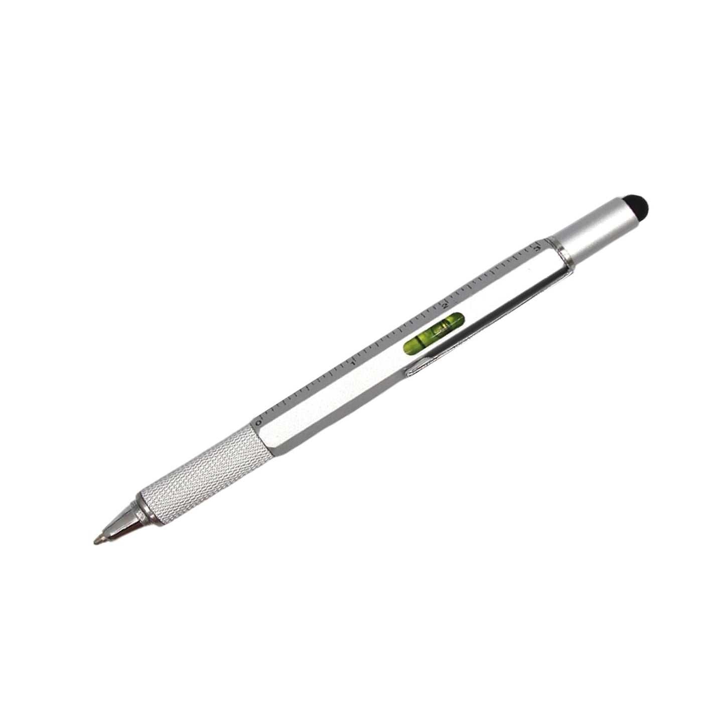 6 in 1 Touch Screen Pen Stylus Screwdriver for Tablets Cell Phones Silver