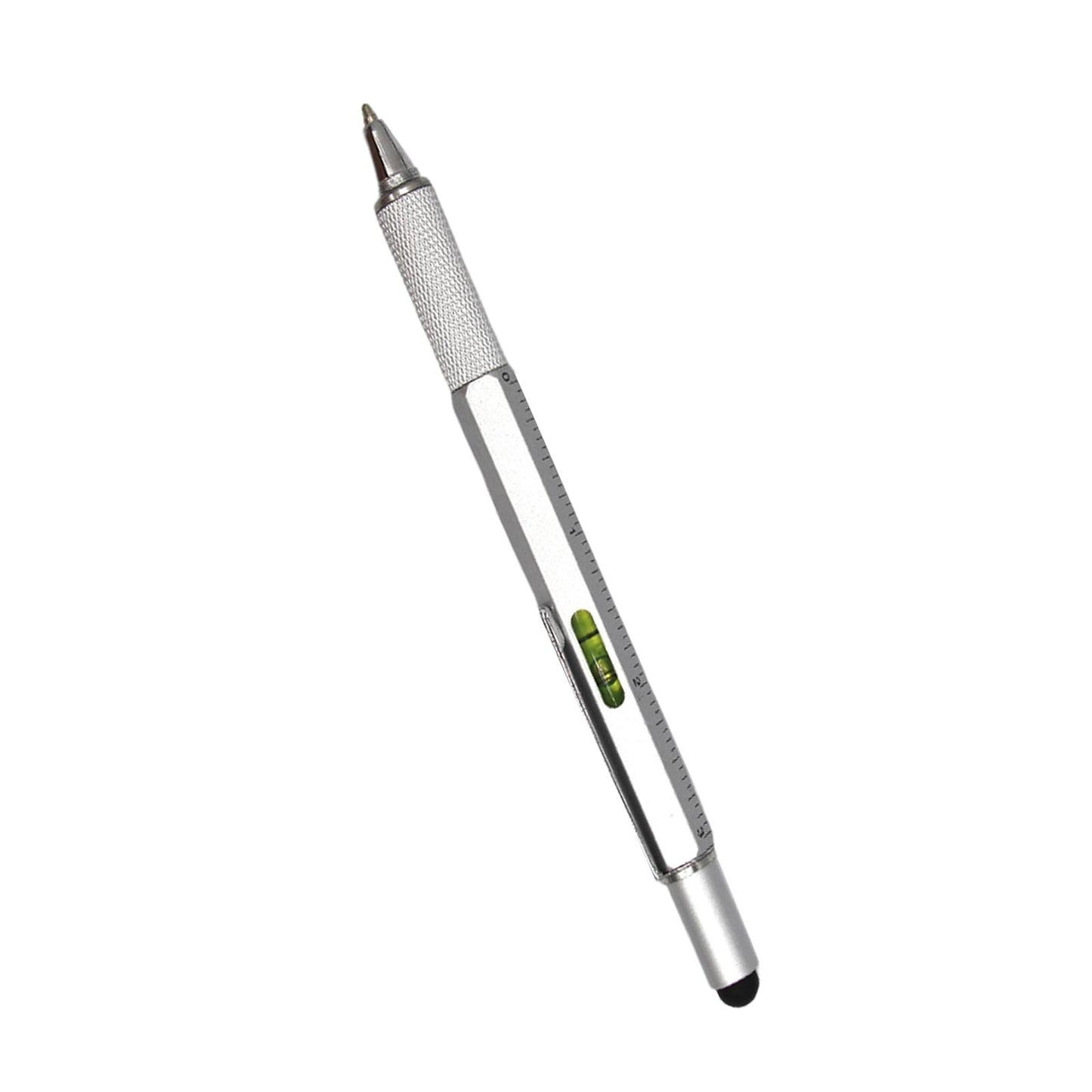 6 in 1 Touch Screen Pen Stylus Screwdriver for Tablets Cell Phones Silver