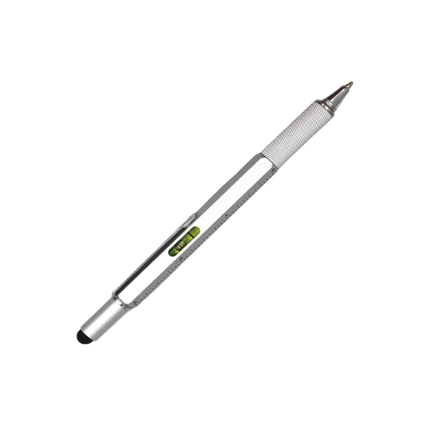 6 in 1 Touch Screen Pen Stylus Screwdriver for Tablets Cell Phones Silver