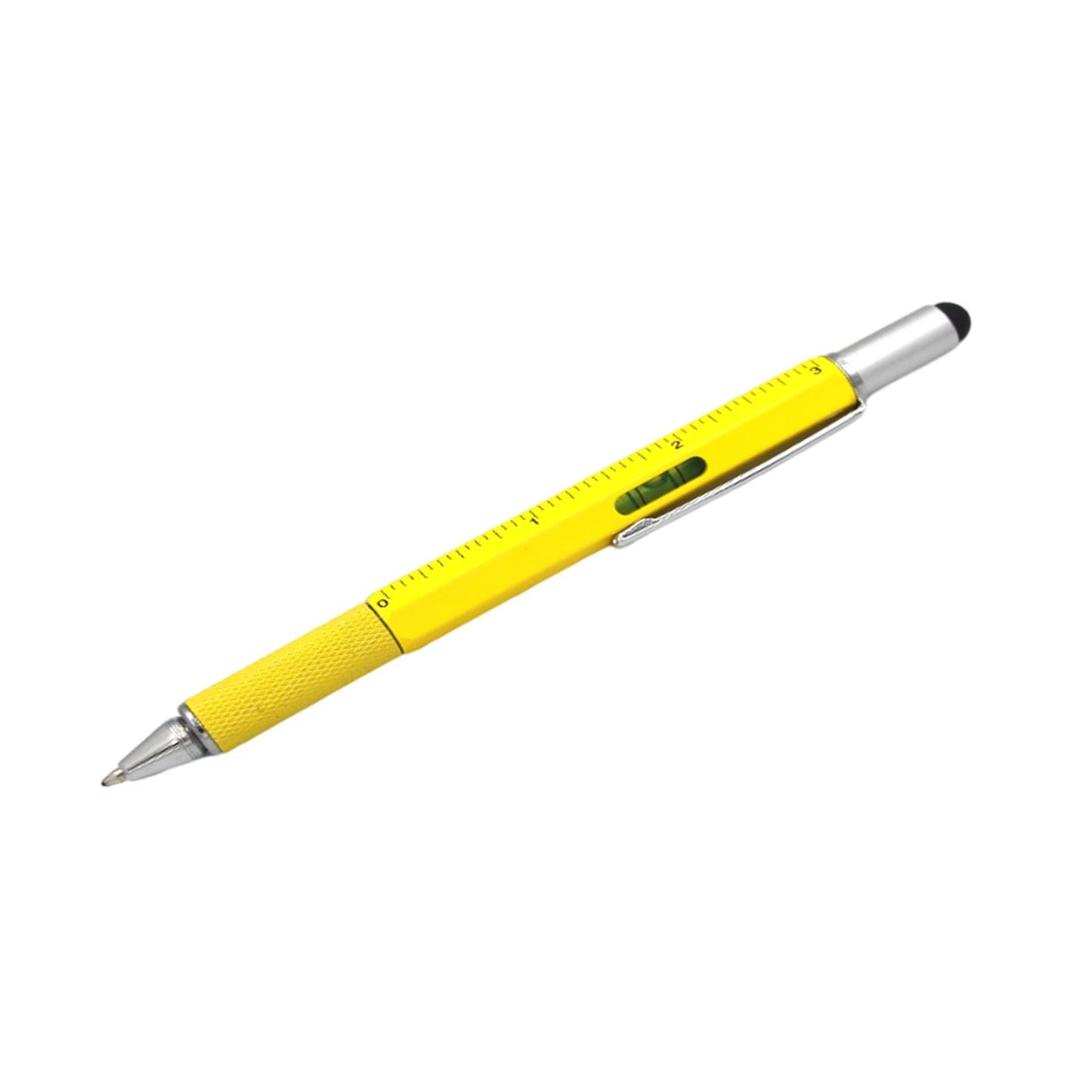 6 in 1 Touch Screen Pen Stylus Screwdriver for Tablets Cell Phones Yellow