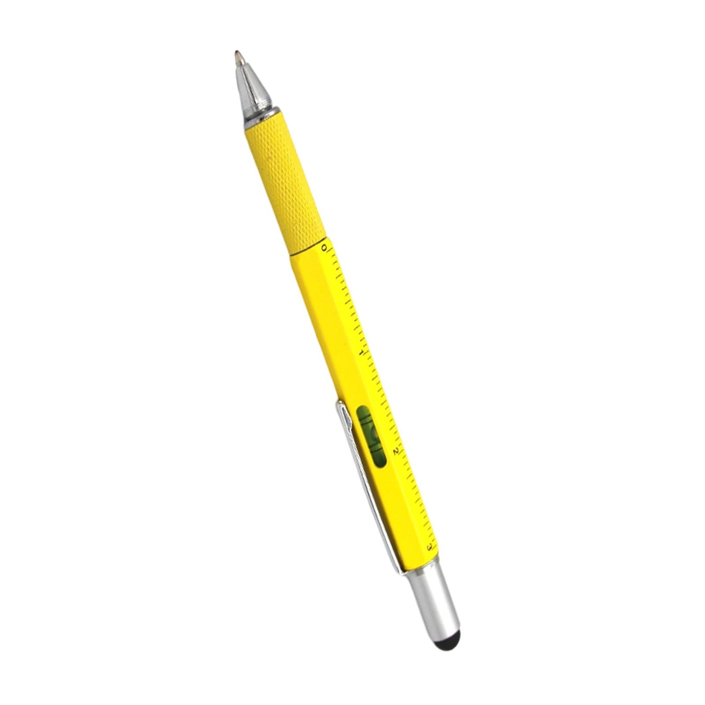 6 in 1 Touch Screen Pen Stylus Screwdriver for Tablets Cell Phones Yellow