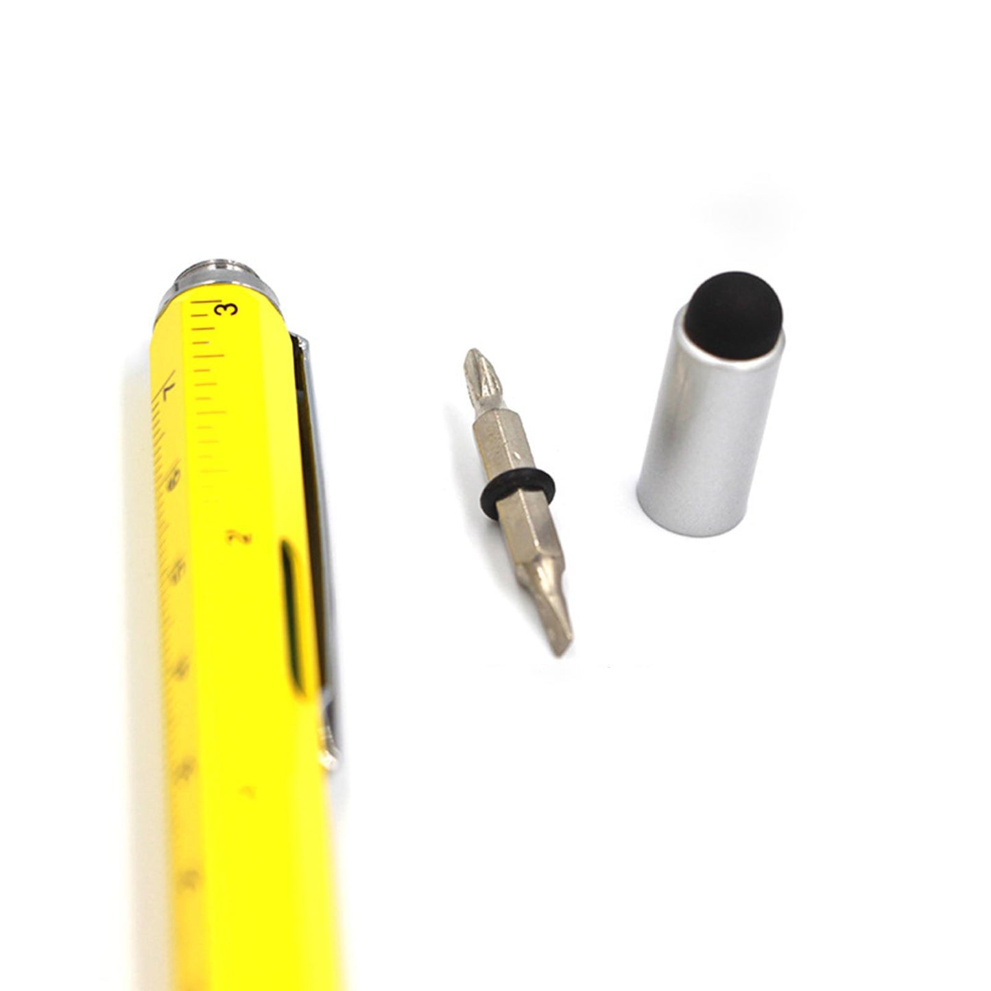 6 in 1 Touch Screen Pen Stylus Screwdriver for Tablets Cell Phones Yellow